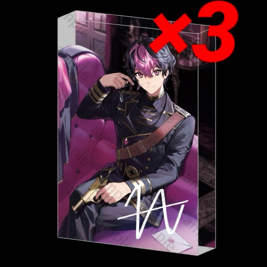 3個セット シクフォニ LAN 2024年 誕生日記念 アクリルブロック 10個